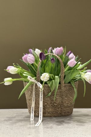 Market Basket - Tulips